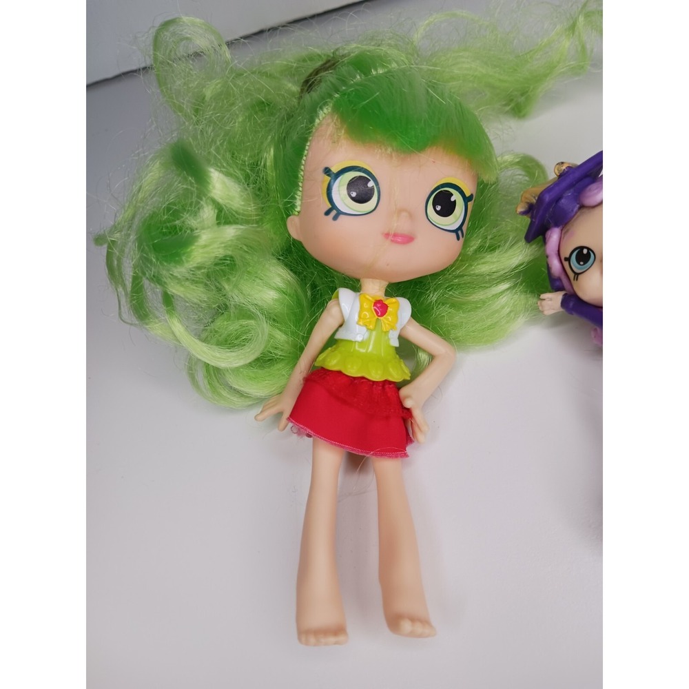 Shopkins Lil Shoppies Apple Blossom, Marsha Mallow, Bubbleissha Lot of 4 Figures - Picture 2 of 5